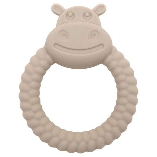 Baby Hand-Held Toys Silicone Ring Teether Toys Particle Feel Molar Chewing Gadget Newborn Oral Care Stop Sucking Accessories
