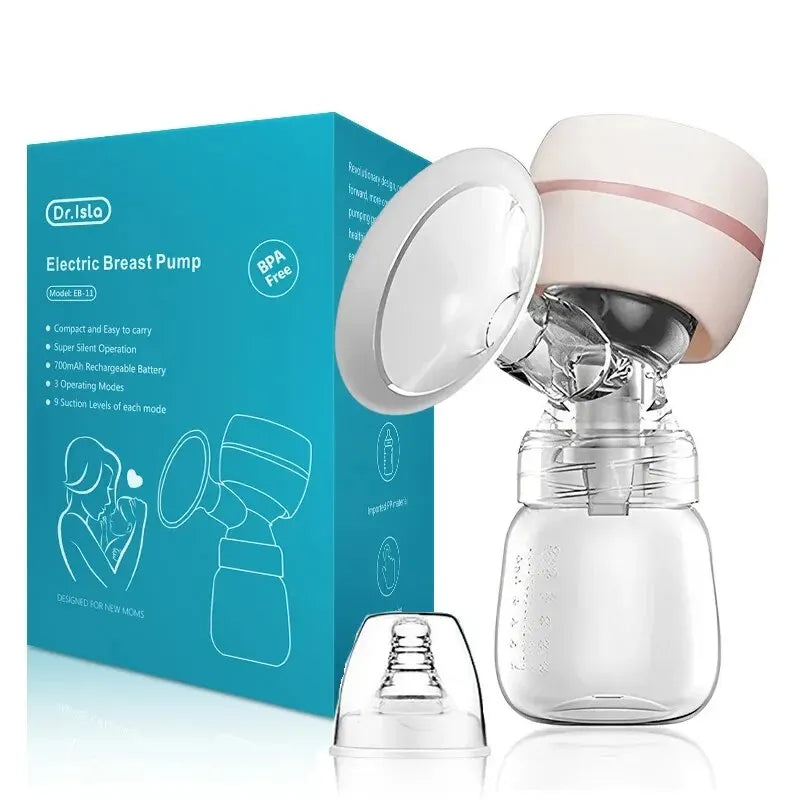 Electric Breast Pump Intelligent Integrated High Suction Breast Pump Breast Milk Postpartum Painless and Silent Breast