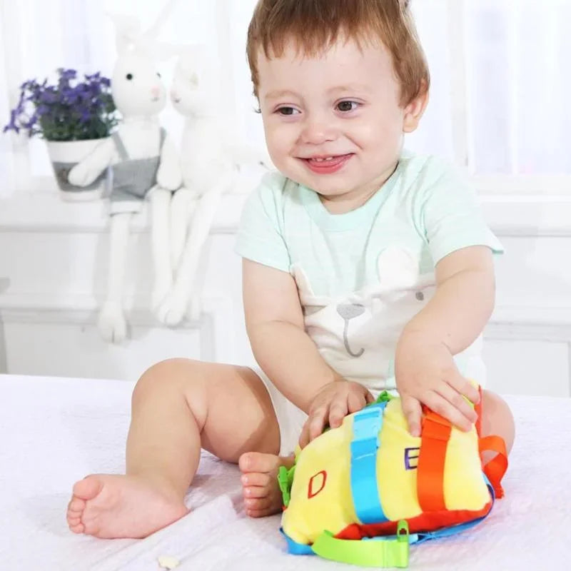 1set  Kids Early Educational Color Matching toys  Basic Life Skill Training Birthday  Buckle Baby Montessori Toys