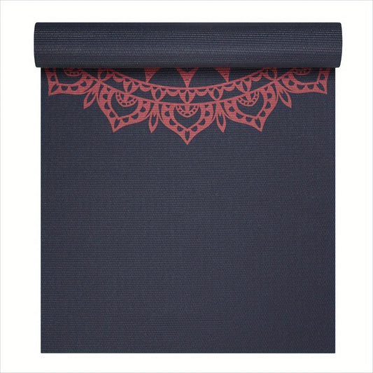 6mm Printed Yoga Mat, Non Slip Fitness Mat for All Types of Yoga, Pilates & Floor Workouts