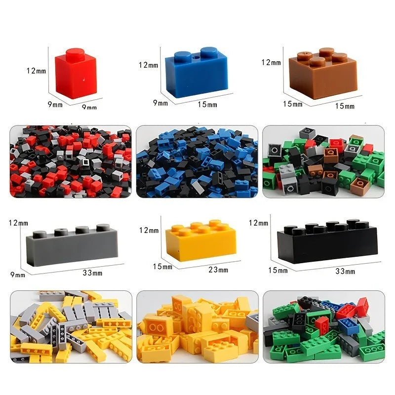 Toys Children's building blocks creative DIY set city classic building blocks children's educational toys 500/1000 pieces