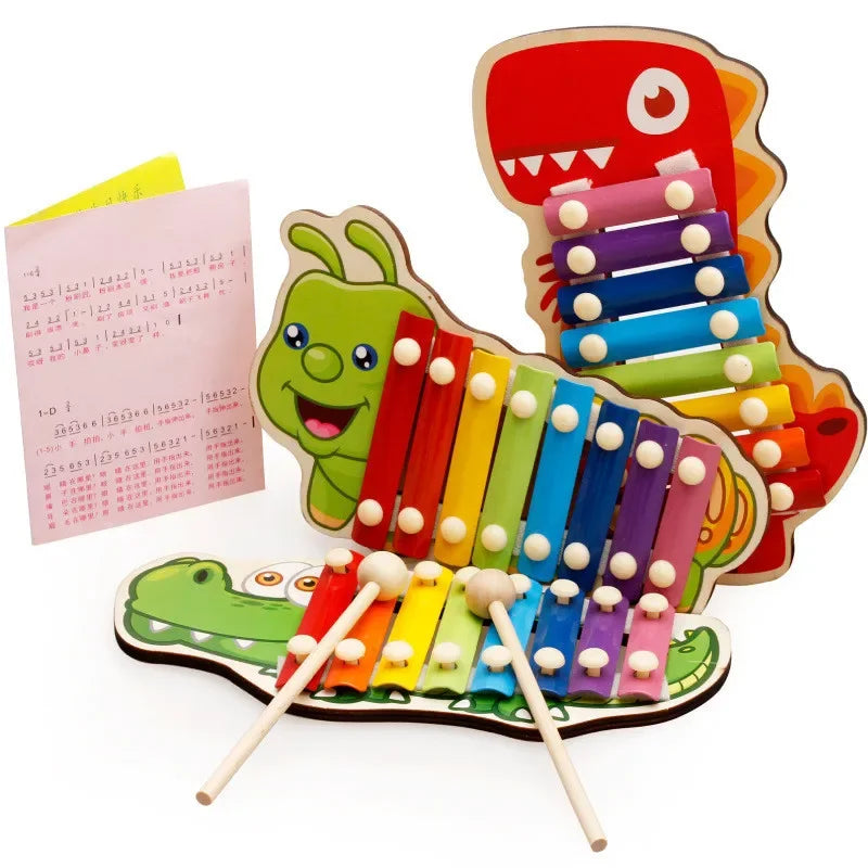 Baby Musical Toys Wooden Xylophone Musical Instrument for Children Montessori Games Early Development Educational Toys Kids Toys