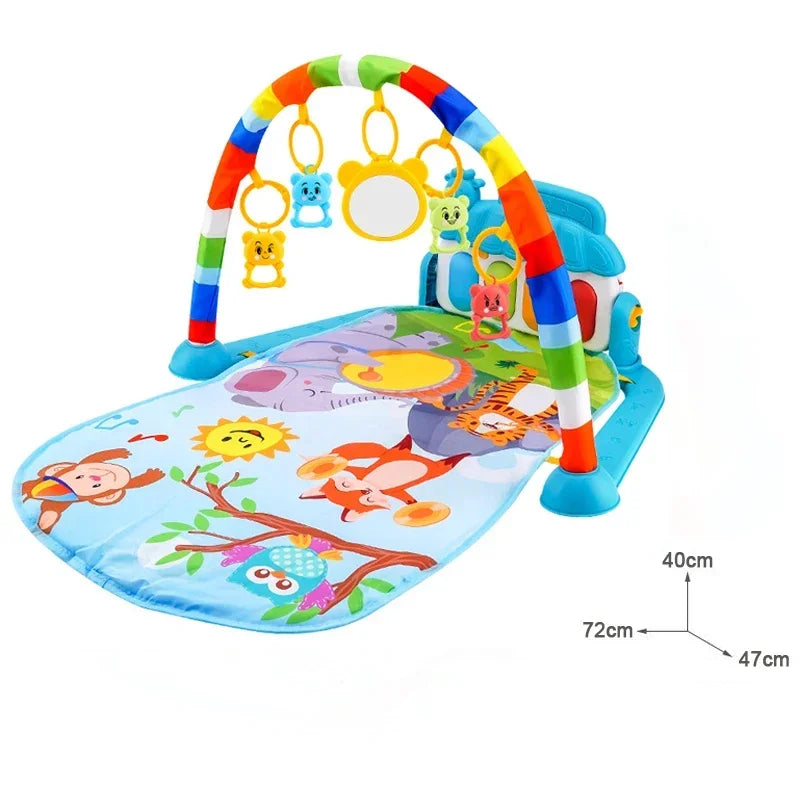 Baby Activity Gym Rack Early Education 0-36 Months Toy Gifts Musical  Crawling Blanket Play Mat