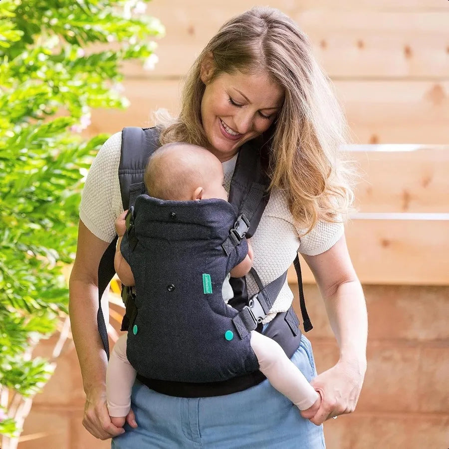 Infant Flip 4 in1 Convertible Baby Carrier Adjustable Ergonomic Baby Gift Registry Essential Baby Carrier for Newborn to Toddler