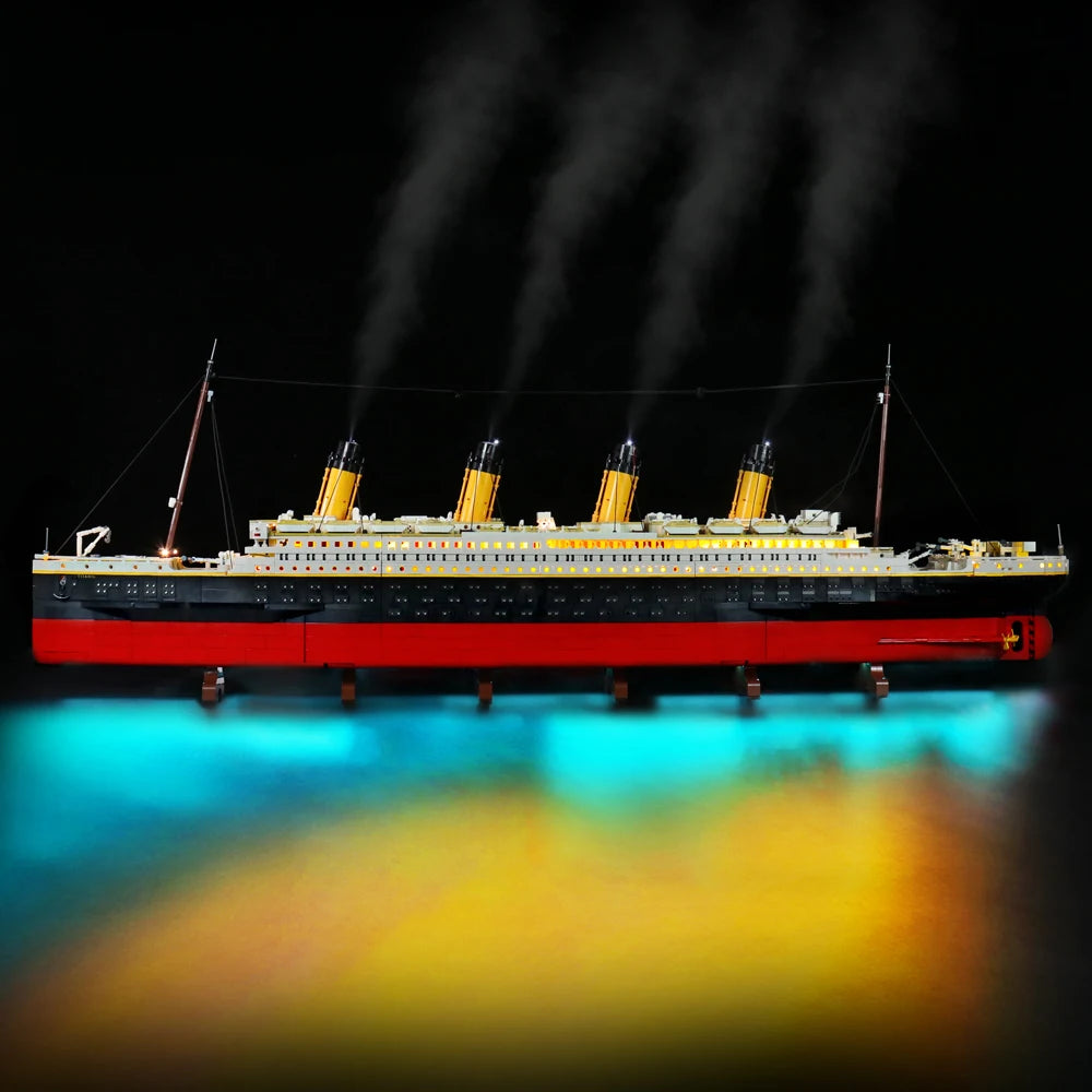 Brick Bling LED light model 10294 is suitable for Titanic building block gifts (including lighting accessories only)