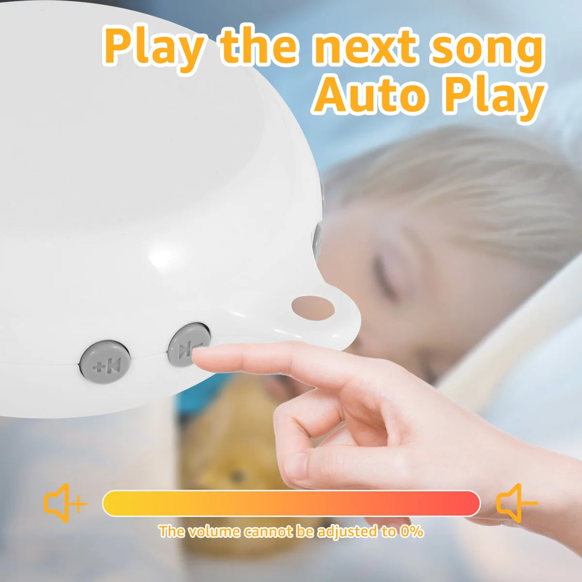 Baby Rotating Music Box ABS Baby Crib Hanging Rattle Bed Bell 3 Modes Baby Soothing Musical Toys 0-12 Months Newborn Gifts