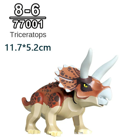 Jurassic dinosaur baby building block accessories gift assembling educational toys a variety of children's toys.