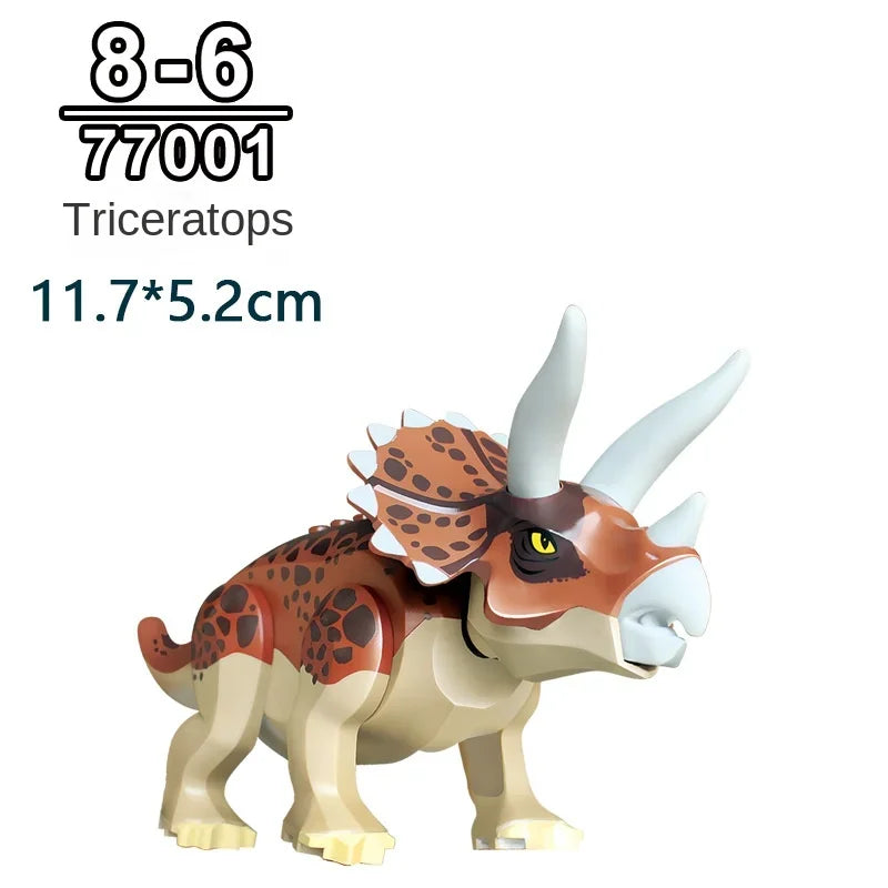 Jurassic dinosaur baby building block accessories gift assembling educational toys a variety of children's toys.