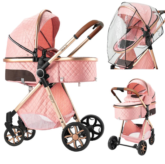 Baby Travel System Newborn Baby Stroller for Infant Baby Pushchair Baby Carriage Baby Accessories Lightweight Strollers for Baby