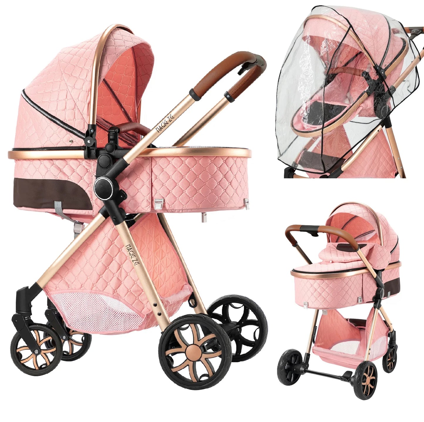 Baby Travel System Newborn Baby Stroller for Infant Baby Pushchair Baby Carriage Baby Accessories Lightweight Strollers for Baby