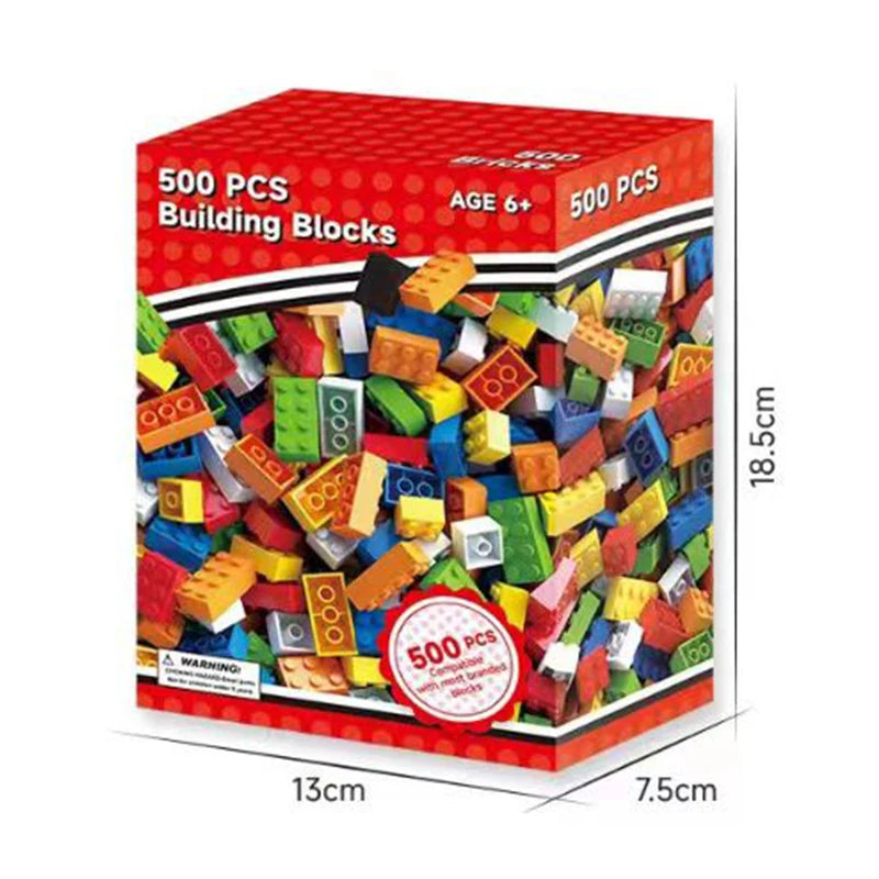 Toys Children's building blocks creative DIY set city classic building blocks children's educational toys 500/1000 pieces