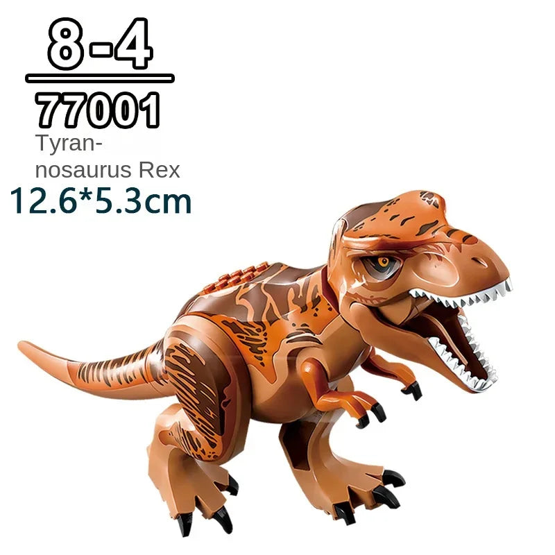 Jurassic dinosaur baby building block accessories gift assembling educational toys a variety of children's toys.