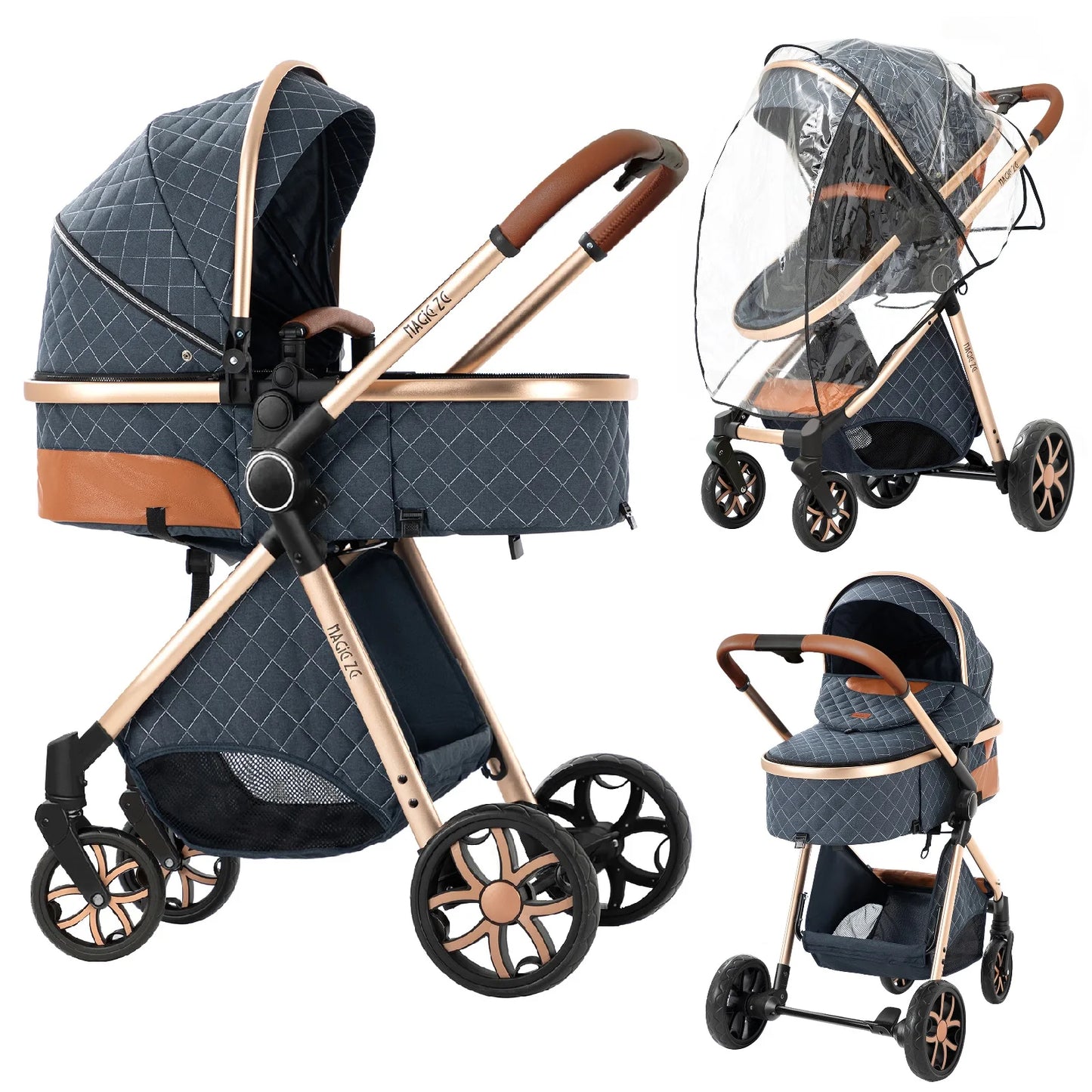 Baby Travel System Newborn Baby Stroller for Infant Baby Pushchair Baby Carriage Baby Accessories Lightweight Strollers for Baby