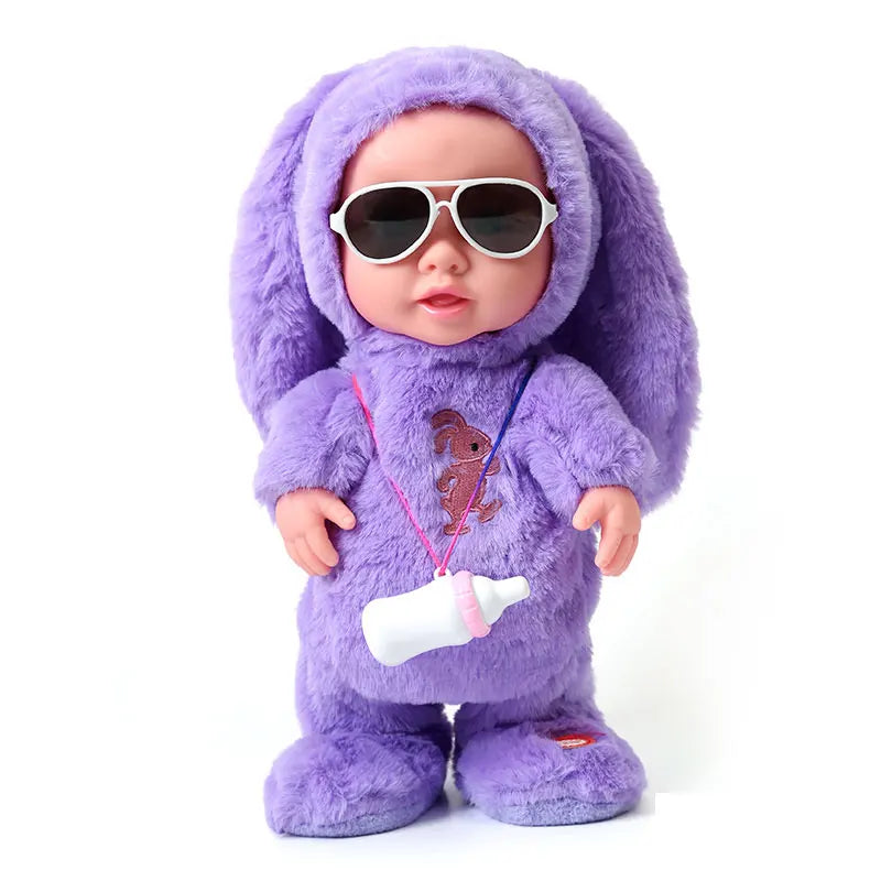 Electronic Baby Doll Toys Talk Walk Robot Doll 120 Songs Stuffed Lifelike Toddler Baby For Kids Birthday Gifts